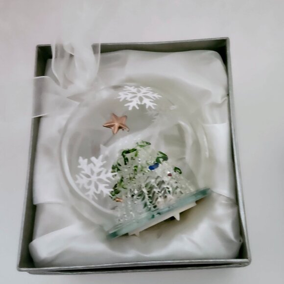 Christmas Tree Glass Globe Light Up Multicolor Ornament - Picture 2 of 6